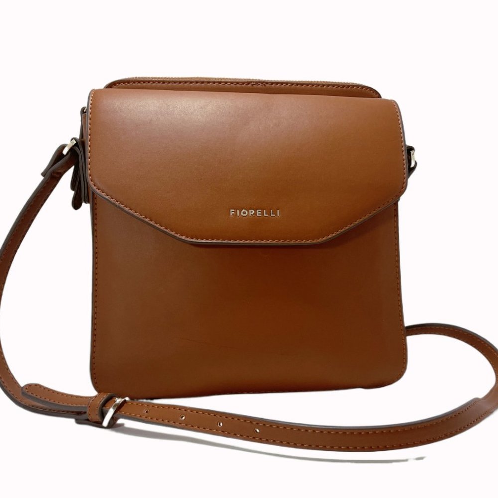 Fiorelli Taylor cognac vegan leather cross body bag